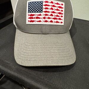 Columbia Gray and White Mesh Cap